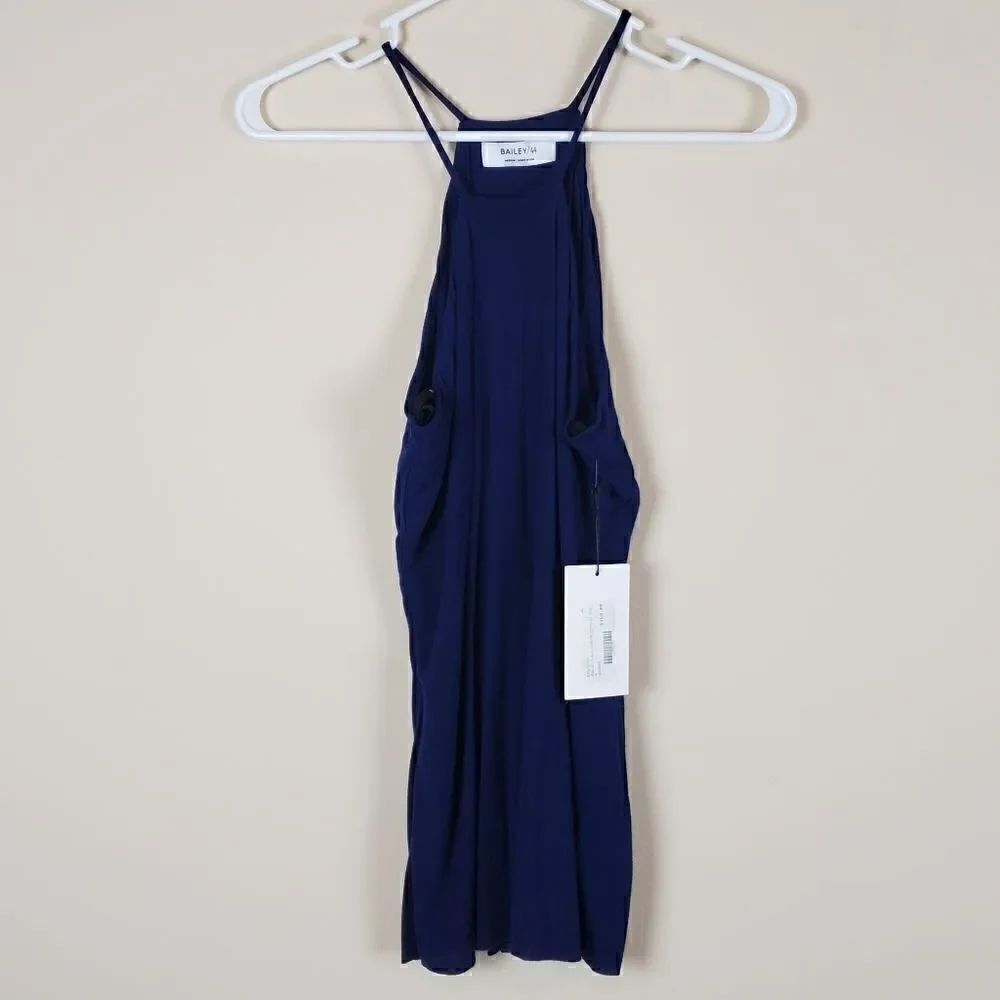 Bailey/44 Navy Blue Tank Size Medium Juniors